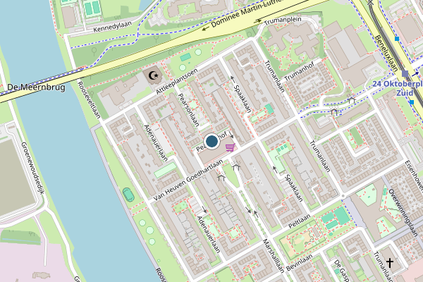 Politie-melding op Pearsonhof, Utrecht op 26 juli, kaart-overzicht