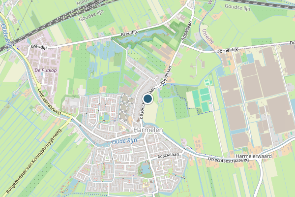 Politie-melding op Harmelen op 27 juli, kaart-overzicht