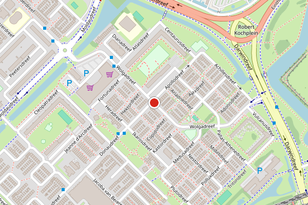 Brandweer-melding op Wolgadreef, Utrecht op 28 juli, kaart-overzicht