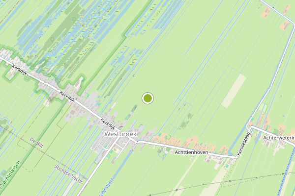 Ambulance-melding op Westbroek op 29 juli, kaart-overzicht