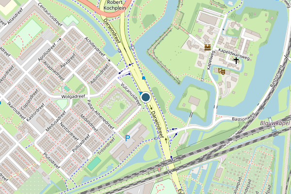 Politie-melding op Darwindreef, Utrecht op 29 juli, kaart-overzicht