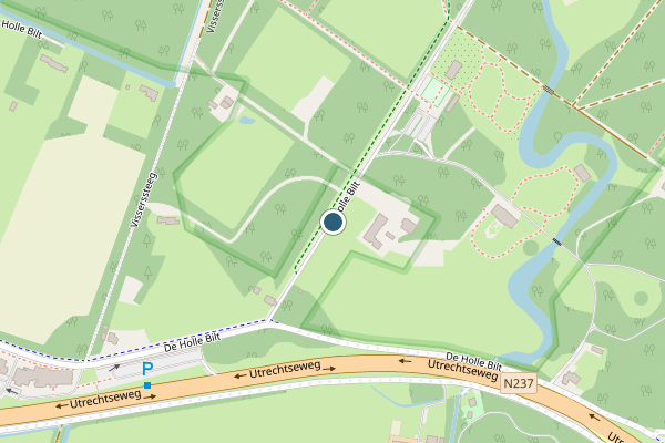 Politie-melding op De Holle Bilt, De Bilt op 29 juli, kaart-overzicht