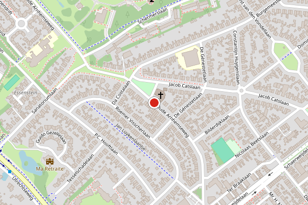 Brandweer-melding op Oude Arnhemseweg, Zeist op 30 juli, kaart-overzicht