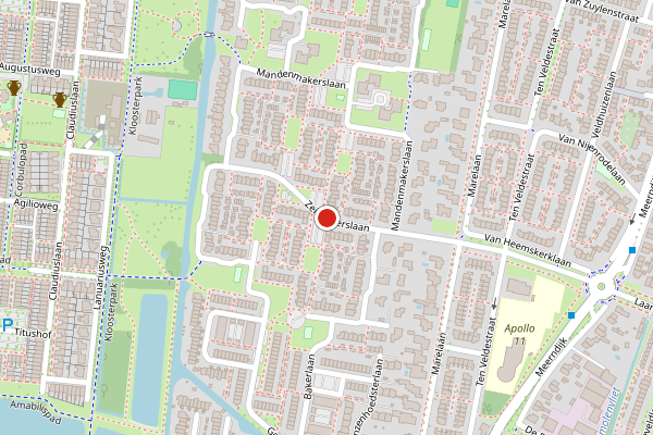 Brandweer-melding op Zeilmakerslaan, De Meern op 30 juli, kaart-overzicht