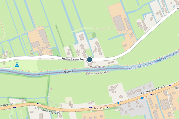 Politie-melding op Hekendorpse Buurt, Hekendorp op 31 juli, kaart-overzicht