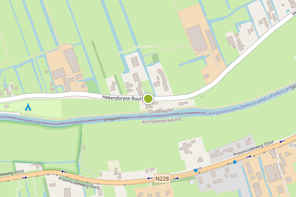 Ambulance-melding op Hekendorpse Buurt op 31 juli, kaart-overzicht