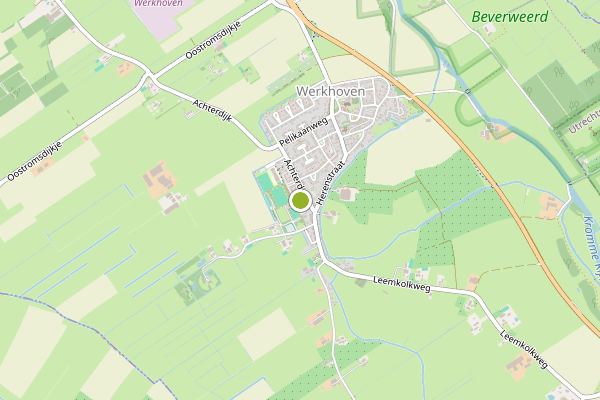 Ambulance-melding op Werkhoven op 1 augustus, kaart-overzicht