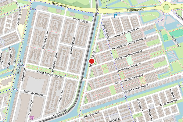 Brandweer-melding op Tuinensingel, IJsselstein op 1 augustus, kaart-overzicht
