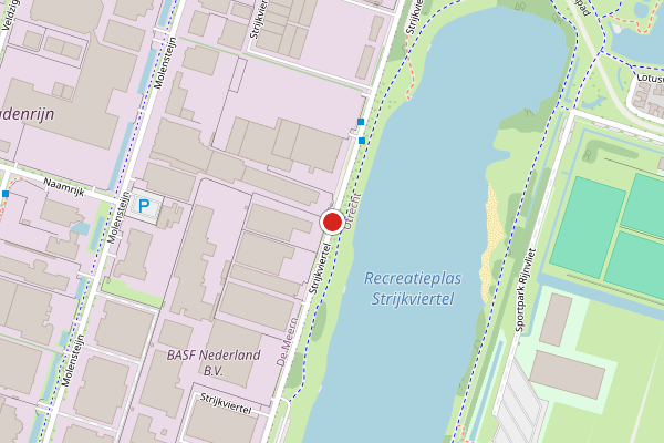 Brandweer-melding op Strijkviertel, De Meern op 3 augustus, kaart-overzicht
