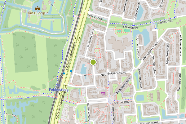 Ambulance-melding op Muiderschans, Nieuwegein op 3 augustus, kaart-overzicht