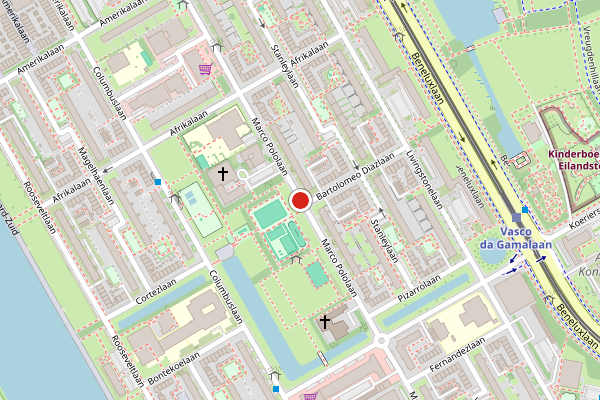 Brandweer-melding op Marco Pololaan, Utrecht op 3 augustus, kaart-overzicht