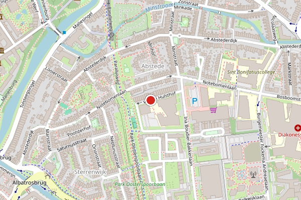 Brandweer-melding op van de, Utrecht op 4 augustus, kaart-overzicht