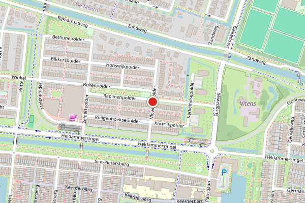 Brandweer-melding op Vlowijkerpolder, De Meern op 4 augustus, kaart-overzicht