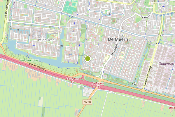 Ambulance-melding op De Meern op 4 augustus, kaart-overzicht