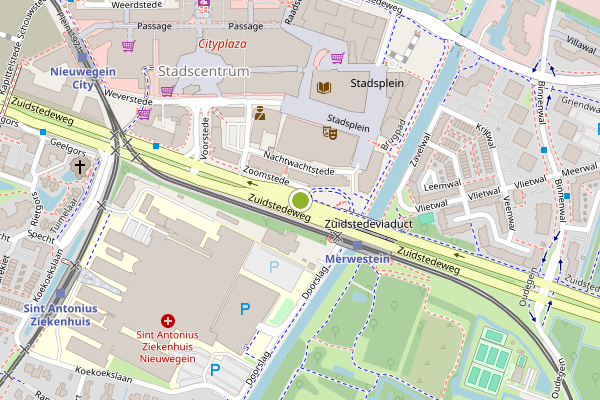 Ambulance-melding op Zuidstedeweg, Nieuwegein op 4 augustus, kaart-overzicht