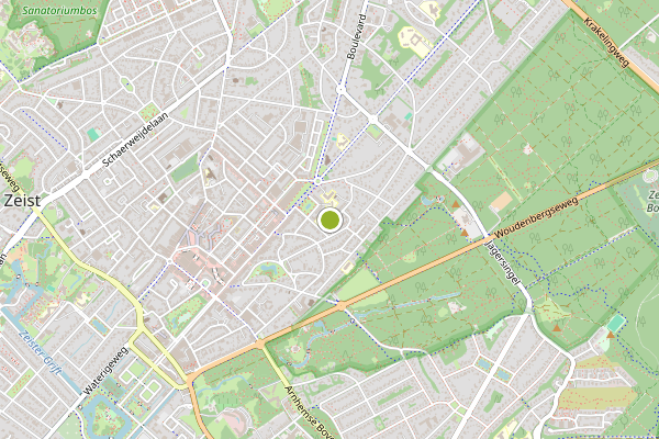 Ambulance-melding op Zeist op 5 augustus, kaart-overzicht