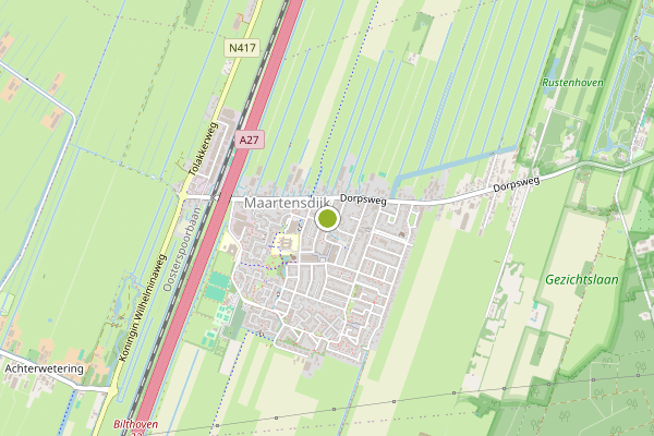 Ambulance-melding op Maartensdijk op 5 augustus, kaart-overzicht