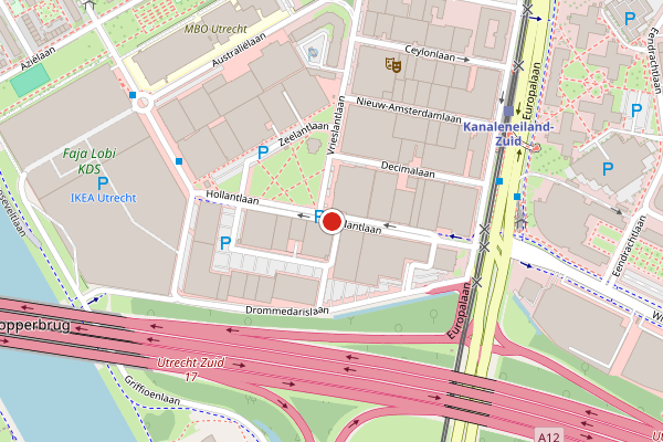 Brandweer-melding op Hollantlaan, Utrecht op 5 augustus, kaart-overzicht