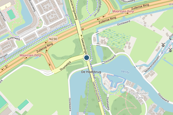 Politie-melding op Sweserengseweg, Maarssen op 5 augustus, kaart-overzicht