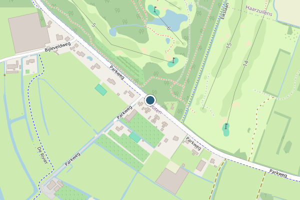 Politie-melding op Parkweg, Vleuten op 5 augustus, kaart-overzicht