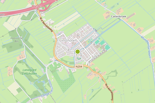 Ambulance-melding op Linschoten op 20 juli, kaart-overzicht