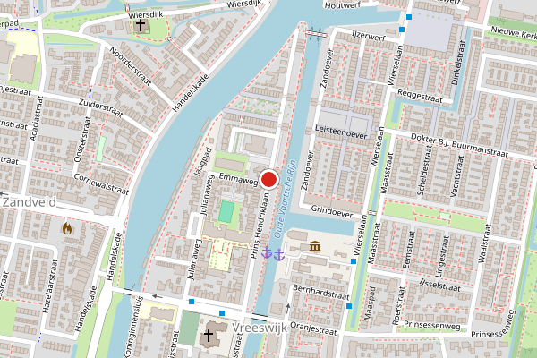 Brandweer-melding op Prins Hendriklaan, Nieuwegein op 6 augustus, kaart-overzicht
