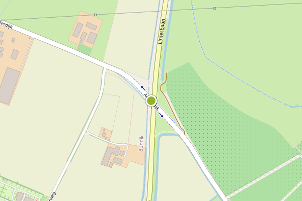 Ambulance-melding op Odijk op 30 mei, kaart-overzicht