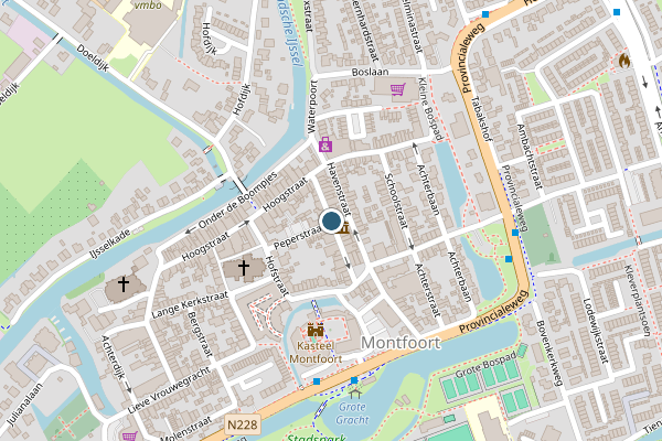 Politie-melding op Keizerstraat, Montfoort op 30 mei, kaart-overzicht