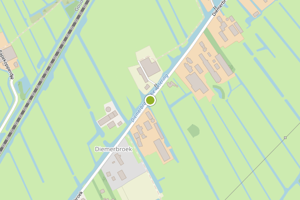 Ambulance-melding op Diemerbroek op 30 mei, kaart-overzicht