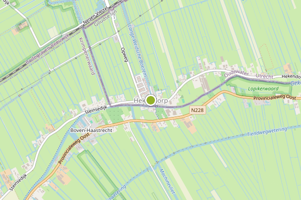 Ambulance-melding op Hekendorp op 22 mei, kaart-overzicht