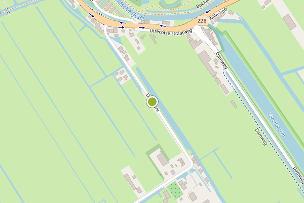 Ambulance-melding op De Meent, Oudewater op 21 mei, kaart-overzicht