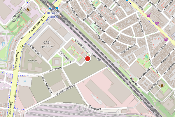 Brandweer-melding op Tussenbusstraat, Utrecht op 3 juni, kaart-overzicht