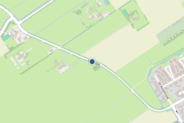 Politie-melding op Achterdijk, Werkhoven op 3 juni, kaart-overzicht