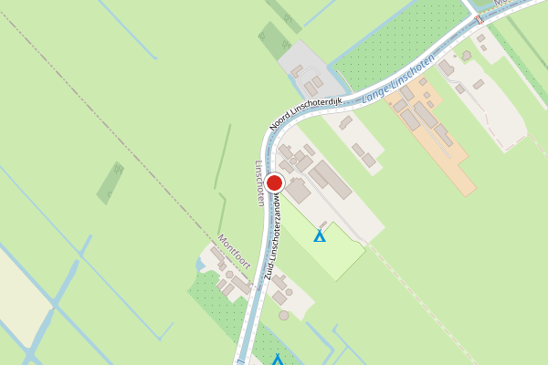 Brandweer-melding op Zuid-Linschoterzandweg, Snelrewaard op 3 juni, kaart-overzicht