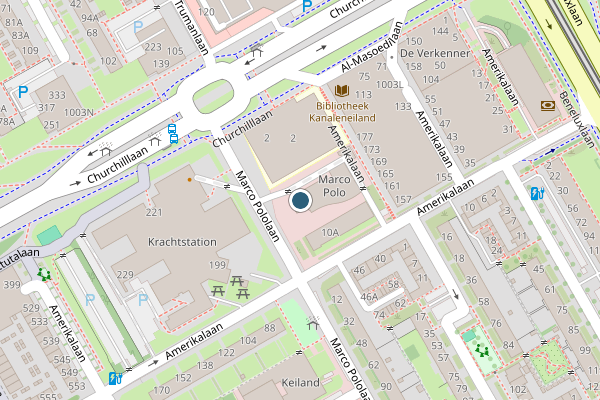 Politie-melding op Marco Pololaan, Utrecht op 4 juni, kaart-overzicht