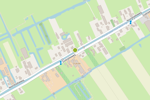 Ambulance-melding op Noordzijdseweg, Polsbroek op 4 juni, kaart-overzicht