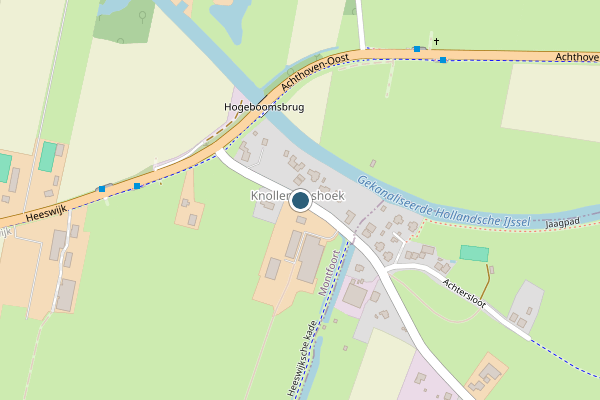 Politie-melding op Knollemanshoek, Montfoort op 5 juni, kaart-overzicht