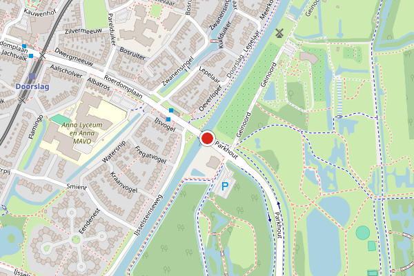 Brandweer-melding op Parkhout, Nieuwegein op 6 juni, kaart-overzicht