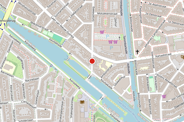 Brandweer-melding op Groeneweg, Utrecht op 8 juni, kaart-overzicht