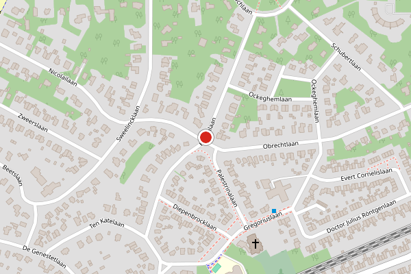 Brandweer-melding op Joseph Haydnlaan, Utrecht op 10 juni, kaart-overzicht