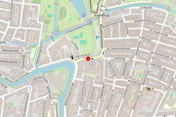Brandweer-melding op Kleinesingel, Utrecht op 10 juni, kaart-overzicht