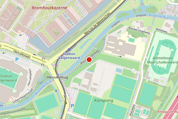 Brandweer-melding op Blauwe-Vogelweg, Utrecht op 11 juni, kaart-overzicht