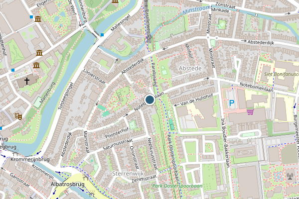 Politie-melding op Notebomenlaan, Utrecht op 11 juni, kaart-overzicht