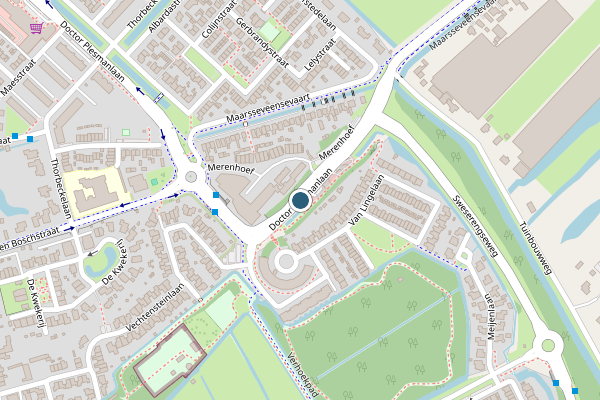 Politie-melding op Dr. Plesmanlaan, Maarssen op 11 juni, kaart-overzicht