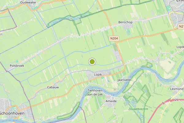 Ambulance-melding op Lopik op 12 juni, kaart-overzicht