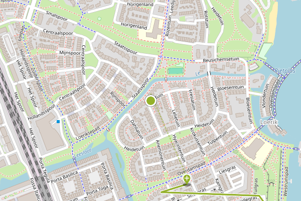 Ambulance-melding op Houten op 14 juni, kaart-overzicht