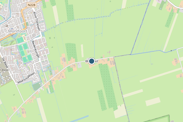 Politie-melding op Blokland, Montfoort op 16 juni, kaart-overzicht