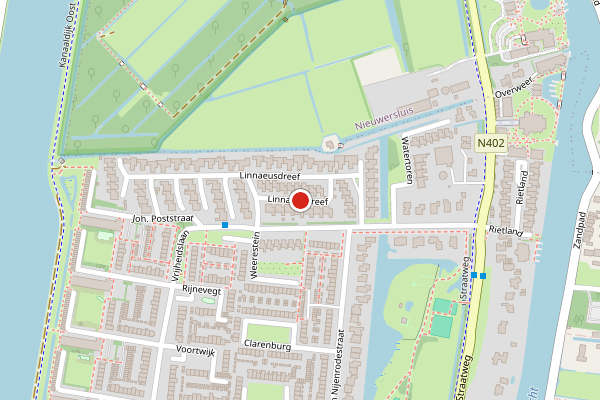 Brandweer-melding op Linnaeusdreef, Breukelen op 17 juni, kaart-overzicht