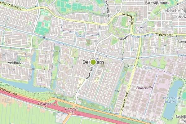 Ambulance-melding op De Meern op 18 juni, kaart-overzicht