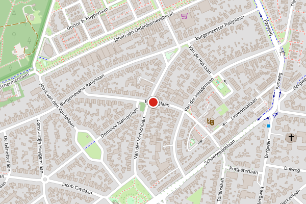 Brandweer-melding op Egelinglaan, Zeist op 20 juni, kaart-overzicht